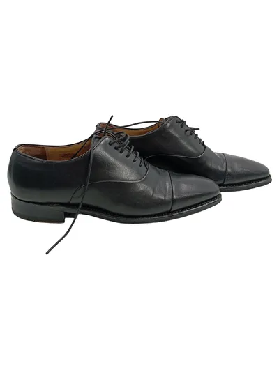 Gordon & Bros Herren Schnürschuhe Leder Business Oxford Gr. 42 Schwarz