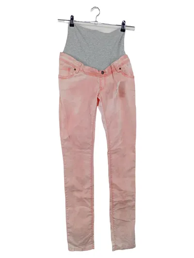 LOVE2WAIT Umstandshose Damen W28/36/S Rosa Casual Jeans