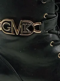 Marco Tozzi Damen Stiefel Schnürstiefel GMK Emblem Gr. 38 Schwarz Combat Boot 4