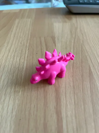 Spin Master Stegosaurus Spielfigur Dinosaurier Spielzeug Pink 3.5 cm