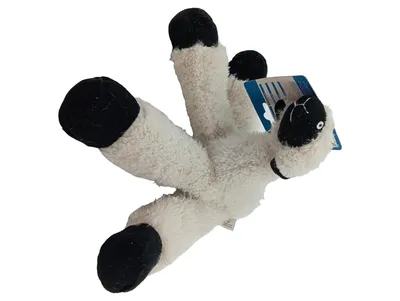 TRIXIE Katzenspielzeug Plüsch Schaf Rascheltier Weiß 25cm