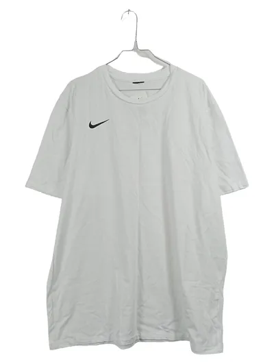 Nike Sport Shirt Herren XL Weiß Swoosh Logo T-Shirt Sportshirt