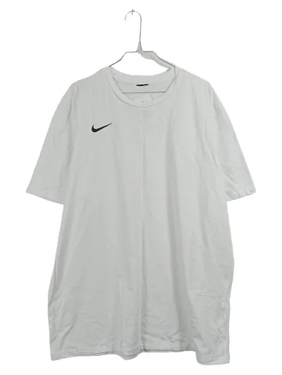 Nike Sport Shirt Herren XL Weiß Swoosh Logo T-Shirt Sportshirt