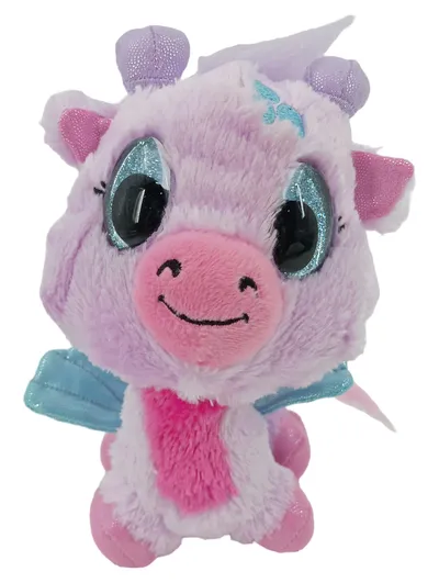 HATCHIMALS Baby Kuscheltier Fantasiefigur Rosa 16 cm Plüschtier