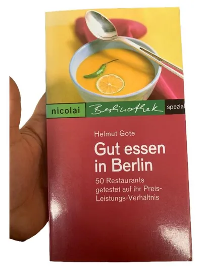 Berlinothek Helmut Gote 50 Restaurants Berlin Reiseführer Preis-Leistung