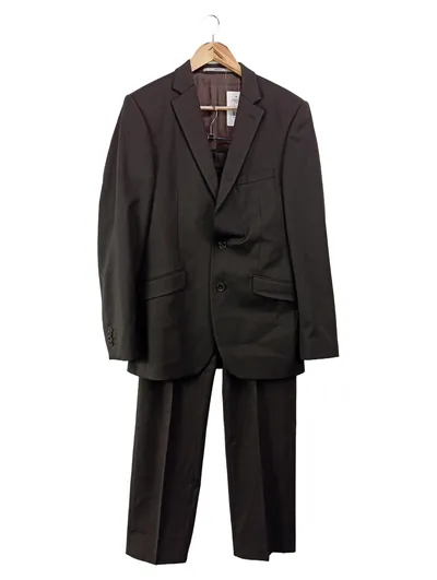 DIGEL move Herren Anzug Business Braun Gestreift Gr. 94
