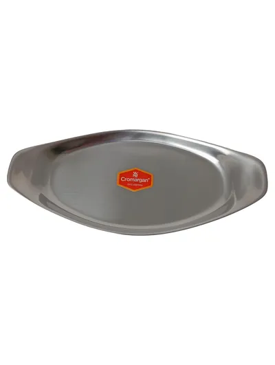 WMF Butterdose Modern Edelstahl Silber 23cm Cromargan Butterplatte