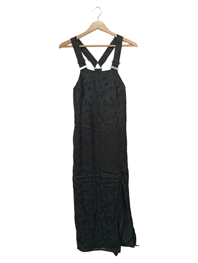 & OTHER STORIES Strickkleid Damen 34/XS Schwarz Maxikleid Viskose
