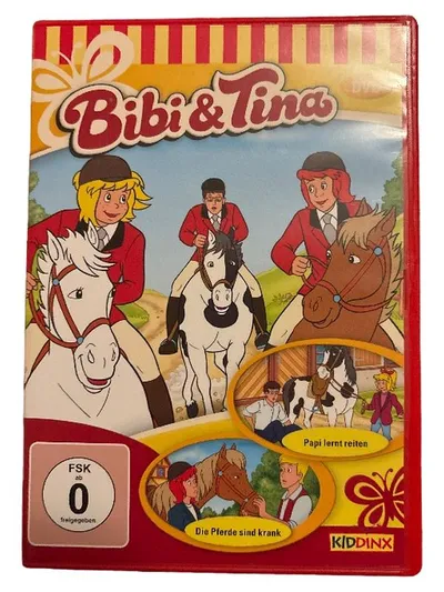 Bibi & Tina DVD Papi lernt reiten Die Pferde sind krank KIDDINX Zeichentrick