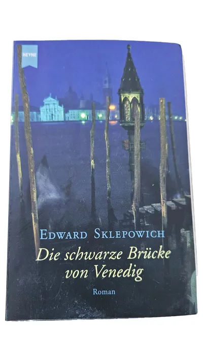 Die schwarze Brücke von Venedig Edward Sklepowich Krimi Taschenbuch Heyne