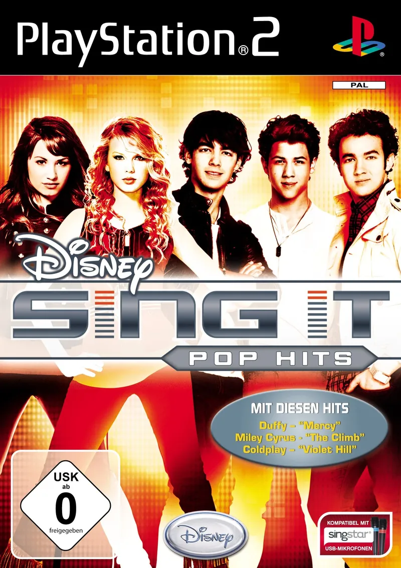 Disney Sing It Pop Hits PS2 Karaoke Spiel Deutsch 1