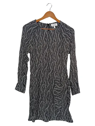 & OTHER STORIES Damen Freizeitkleid Gr. 38/M Schwarz Vintage Elegant Rüschen