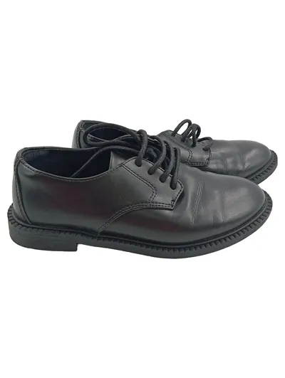 ZARA Kinder Schnürschuhe Gr. 32 Schwarz Klassisch Basic Schule
