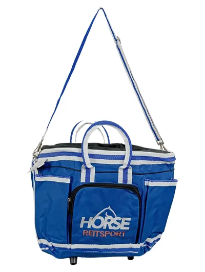 EURORIDING Sporttasche Blau Nylon Praktisch Reitsport Tasche Unisex
