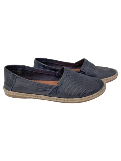 VENTURINI Damen Slipper Gr. 37 Blau Casual