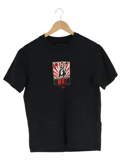Li-Ning Herren T-Shirt Gr. 46, S Schwarz Kurzarm Print Streetwear