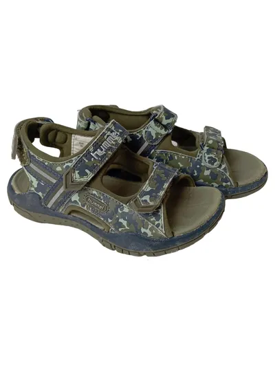 HUMMEL Outdoorsandalen Kinder Gr. 29 Mehrfarbig Camouflage Sportlich Freizeit