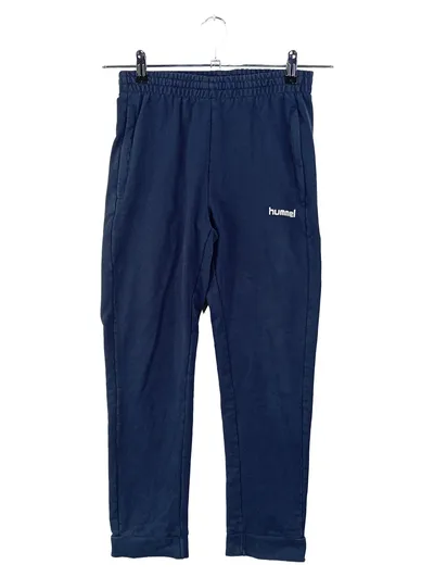 Hummel Jogginghose Kinder Gr. 164 Blau Sportlich Freizeithose