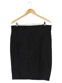 ALTUZARRA Damen Bleistiftrock Gr. 44/XXL Schwarz Elegant Business Rock 1