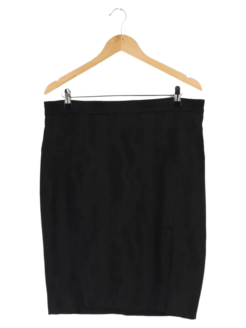 ALTUZARRA Damen Bleistiftrock Gr. 44/XXL Schwarz Elegant Business Rock 1