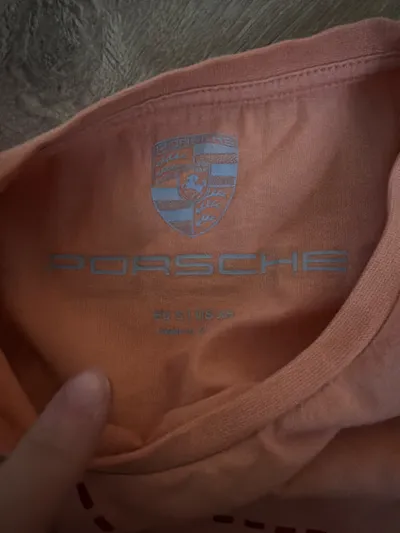 Porsche 911 RSR Herren T-Shirt Fanshirt Orange Gr. S Motorsport