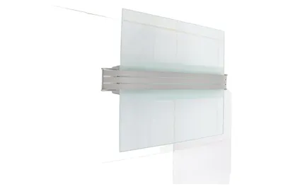 ZUMTOBEL Wandleuchte Modern Minimalistisch Grau Glas Metall 31cm
