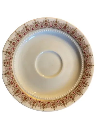 Eschenbach Unterteller Porzellan Weiß Florales Muster 15 cm