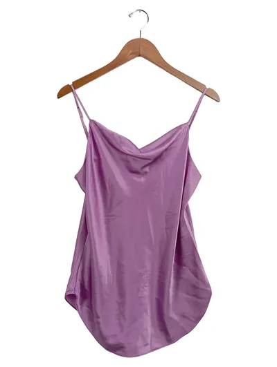 CINQ A SEPT Top Damen Lila Einheitsgröße Feminin Elegant Spaghettiträger