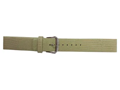 FOSSIL Uhrenarmband Leder Grün 2 cm Damen Armband Uhr