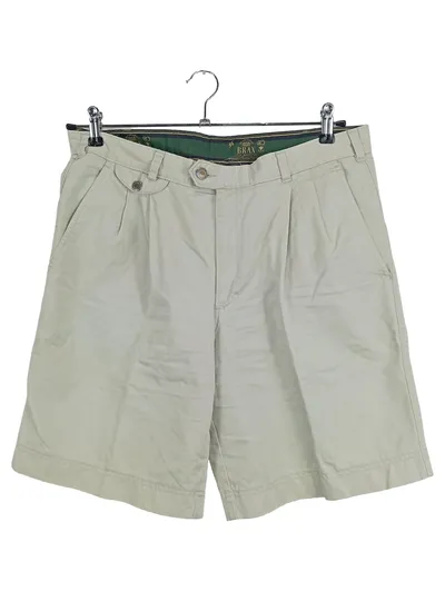 BRAX Damen Shorts W25 Beige Casual Bermuda Baumwolle