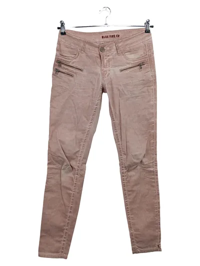BLUE FIRE Damen Stoffhose W27/36/S Rosa Casual Vintage