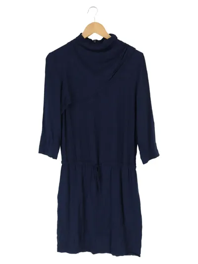 GESTUZ Damen Freizeitkleid Gr. 36/S Blau Elegant Midikleid Viskose