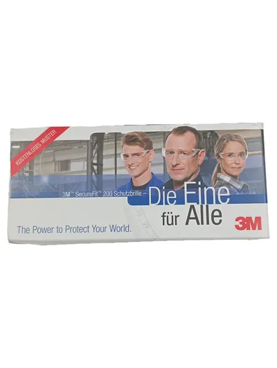 3M SecureFit 200 Schutzbrille Transparent Arbeitsschutz Brille Leicht
