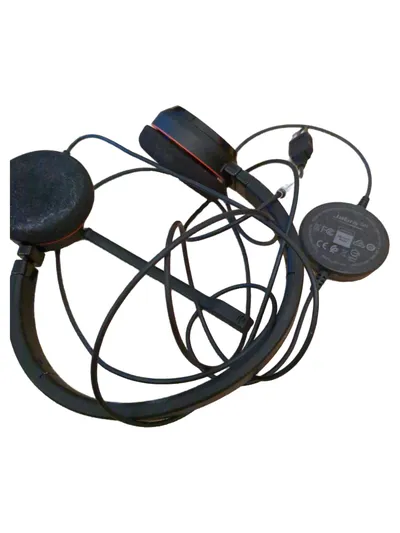 Jabra HSC016 Headset Stereo Kabel Mikrofon Home Office Schwarz
