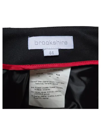 Brookshire Damen Bleistiftrock Schwarz Gr. 44 Business Elegant