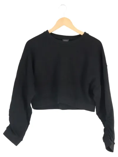 DEF Herren Pullover Schwarz Gr. 50/L Baumwolle Casual Sweatshirt