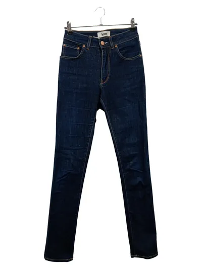 ACNE Damen High Waist Jeans Needle Soft Raw Blau W26/32