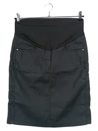 CHRISTOFF Umstandshose Damen 36/S Schwarz Leinen Bleistiftrock Praktisch 1