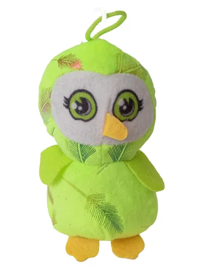 FLO'S TOYS Baby Kuscheltier Eule Grün 15cm Plüschtier Stofftier