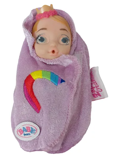 ZAPF CREATION Baby born Babypuppe Lila 10cm Stoff Klassisch Kawaii