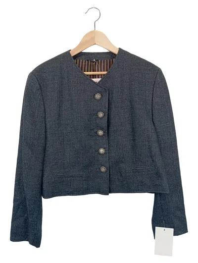 KAISER FRANZ JOSEF Damen Trachtenjacke Gr. 44/XXL Grau Wolle Traditionell