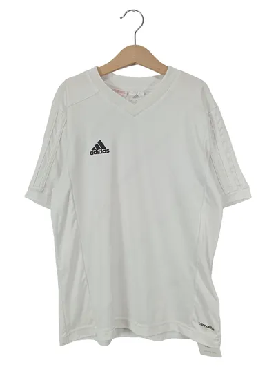 ADIDAS Kinder Sport Shirt Trikot Gr. 152 Weiß Polyester