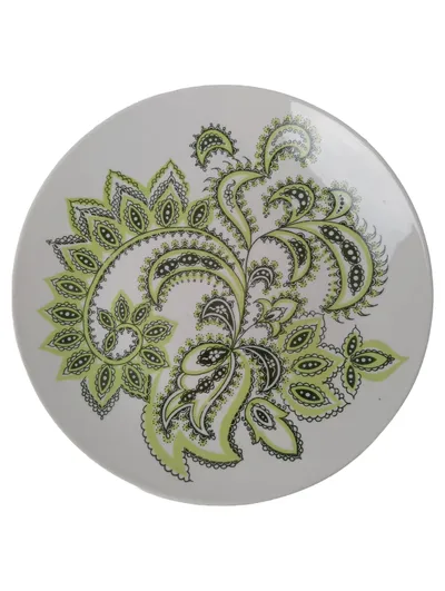 LICHTE PORZELLAN Kuchenteller Vintage Mehrfarbig Blumen Ø 19cm Porzellan