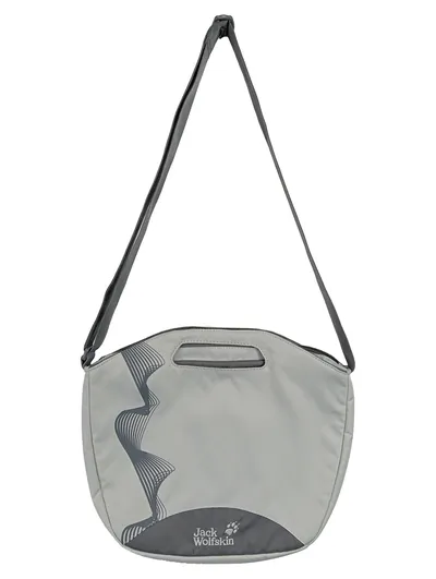 Jack Wolfskin Umhängetasche Grau Outdoor Schultertasche 37x30cm
