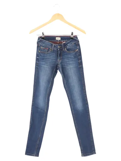HILFIGER DENIM Damen Jeans Straight Leg W24/L32 Blau Casual