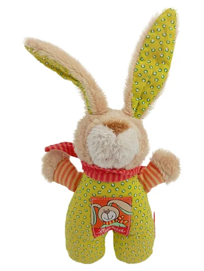 SIGIKID Baby Kuscheltier Hase Punkte gelb 22cm Stofftier Schmusetier