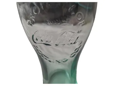 McDonald's Coca-Cola Sammelglas Vintage Grün 350ml Trinkglas Retro