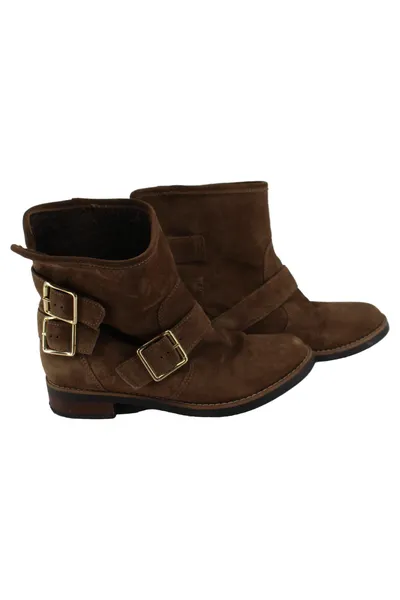 VENTURINI Damen Stiefelette Gr. 37 Braun Vintage Western Casual