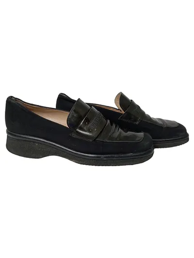 PETER KAISER Damen Slipper Loafer Gr. 37 Schwarz Elegant Klassisch