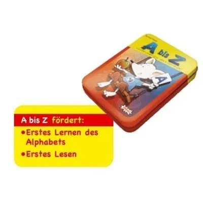 Amigo Kartenspiel A bis Z Alphabet Lernen Erstes Lesen Kinder Lernspiel